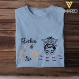 Personalized Rockin' The Fire Wife Life Tshirt Printed 22APR-HC01