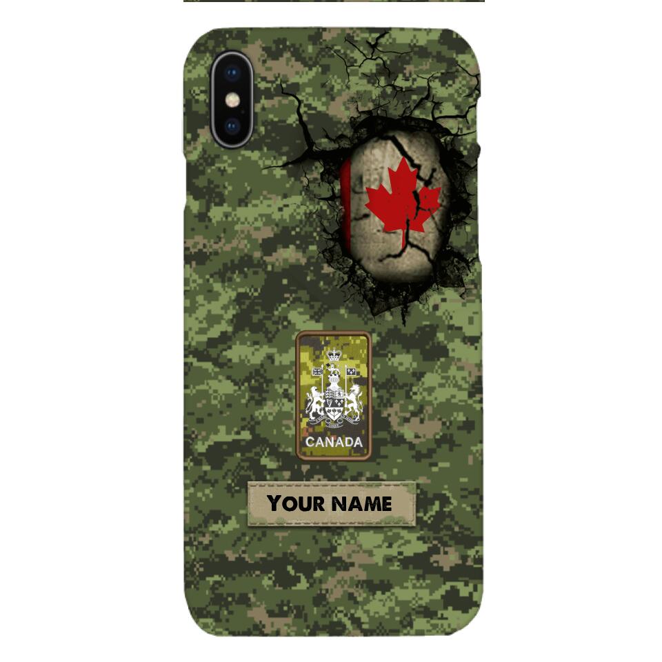 Personalized Canadian Army Camo Phone Case Printed 3C 0404