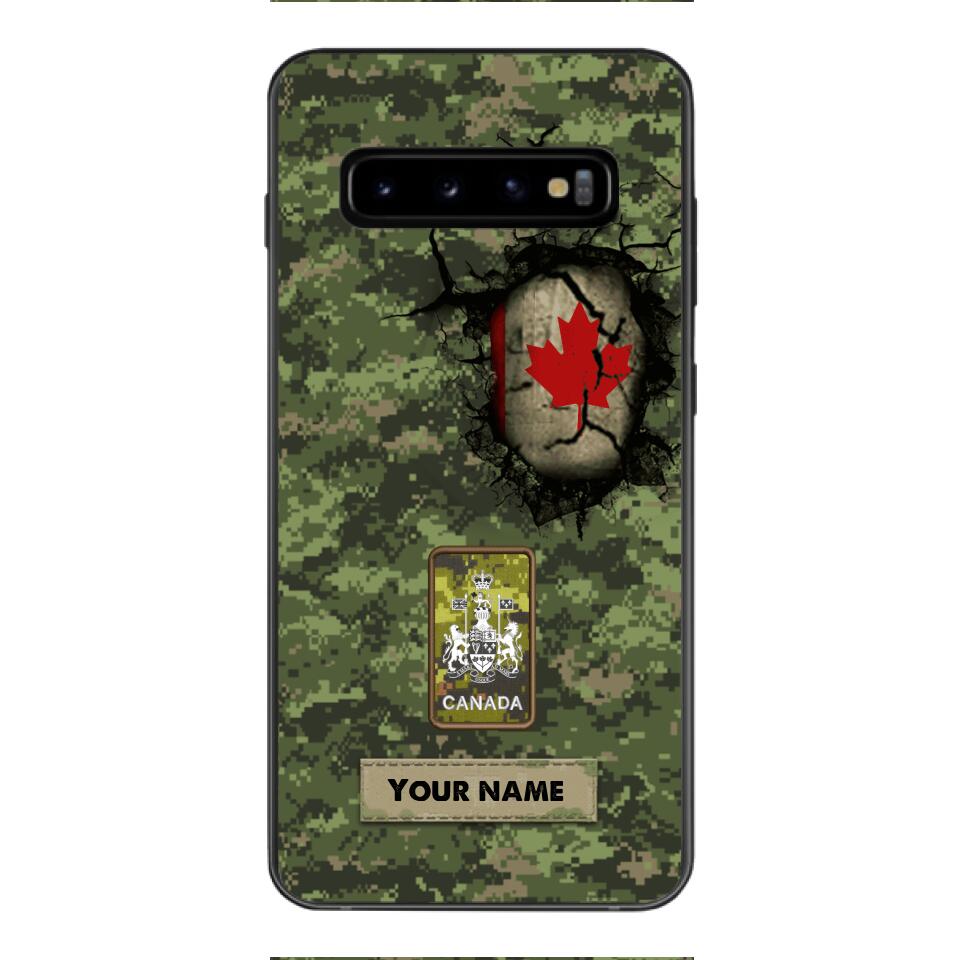 Personalized Canadian Army Camo Phone Case Printed 3C 0404