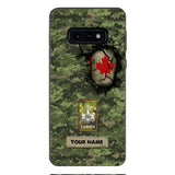 Personalized Canadian Army Camo Phone Case Printed 3C 0404