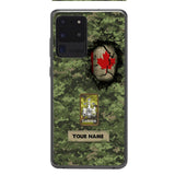 Personalized Canadian Army Camo Phone Case Printed 3C 0404