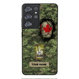 Personalized Canadian Army Camo Phone Case Printed 3C 0404