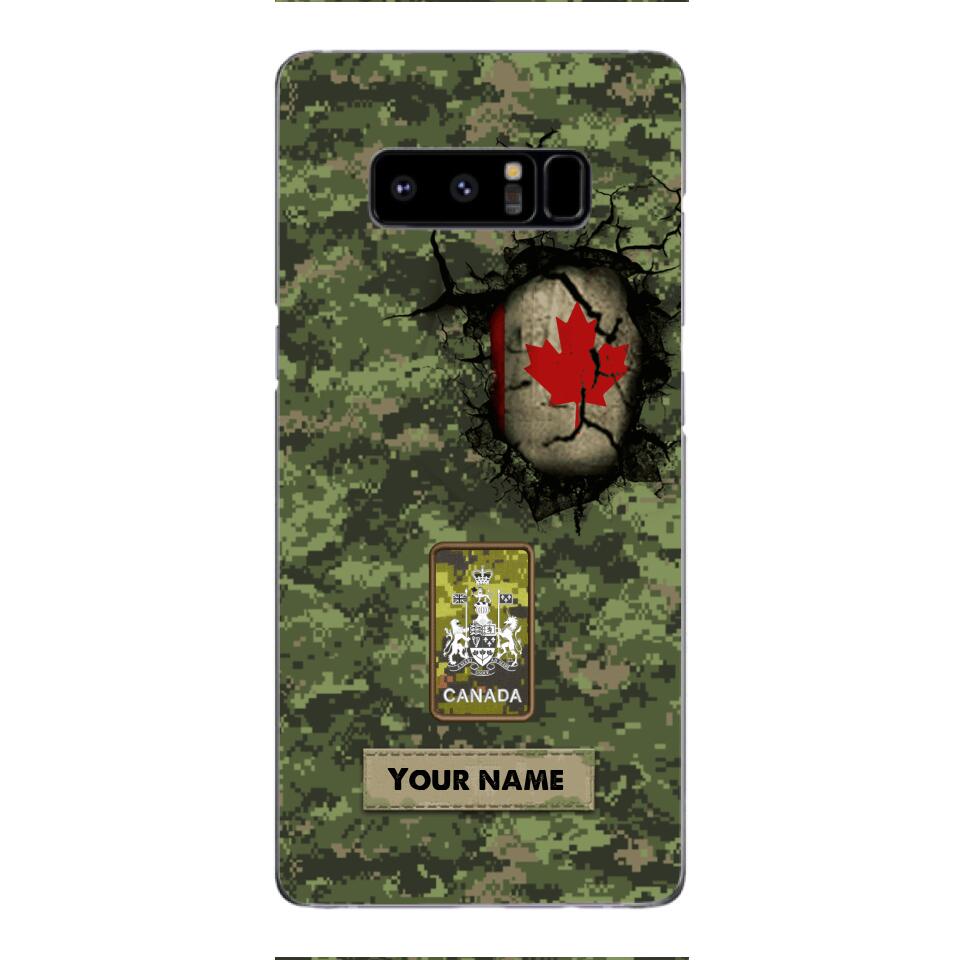Personalized Canadian Army Camo Phone Case Printed 3C 0404