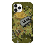 Personalized Austrian Soldier/Veterans Phone Case Printed T3Q 0404