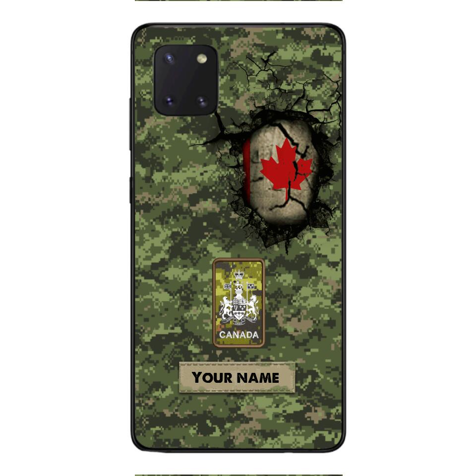 Personalized Canadian Army Camo Phone Case Printed 3C 0404