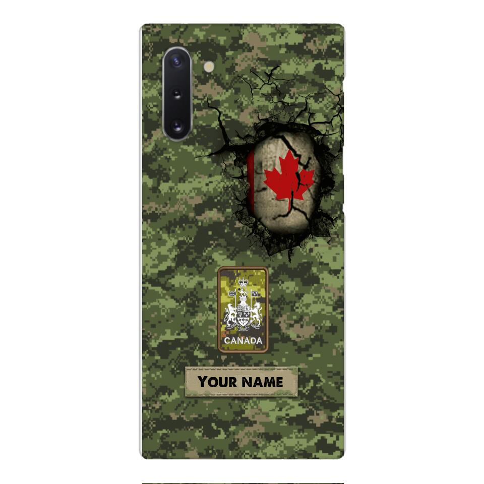 Personalized Canadian Army Camo Phone Case Printed 3C 0404
