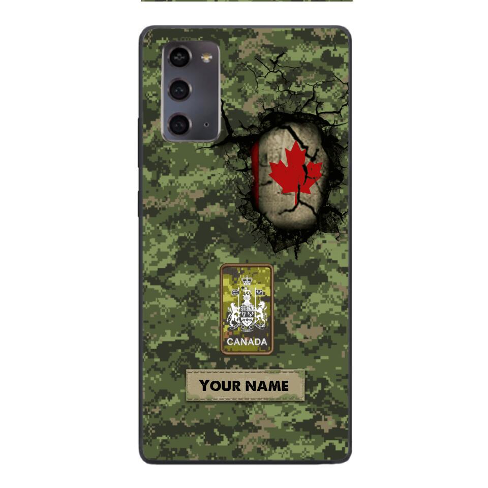 Personalized Canadian Army Camo Phone Case Printed 3C 0404
