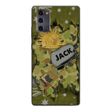 Personalized Austrian Soldier/Veterans Phone Case Printed T3Q 0404