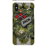 Personalized Canadian Army Camo Phone Case Printed T3Q 0404