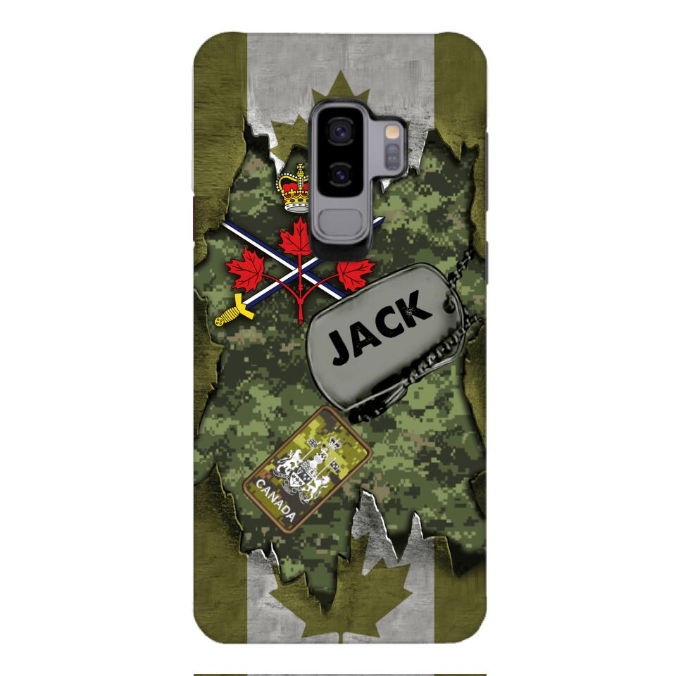 Personalized Canadian Army Camo Phone Case Printed T3Q 0404