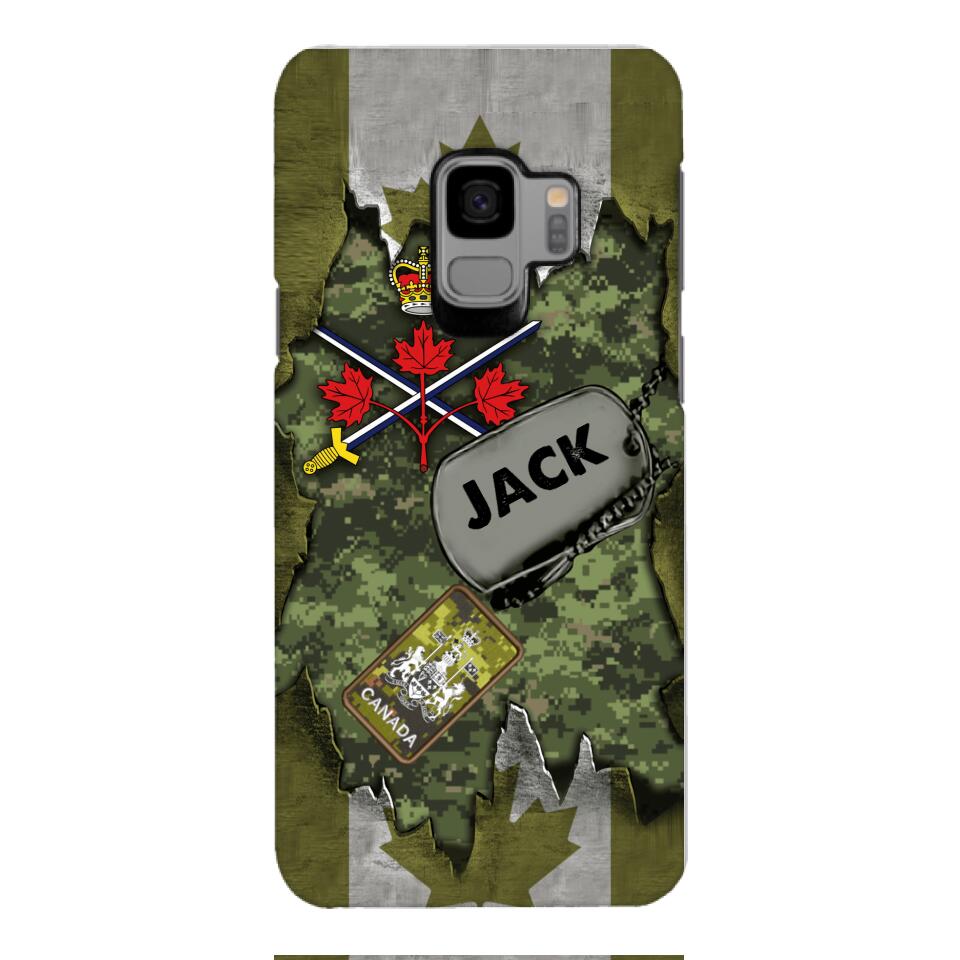 Personalized Canadian Army Camo Phone Case Printed T3Q 0404