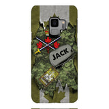 Personalized Canadian Army Camo Phone Case Printed T3Q 0404