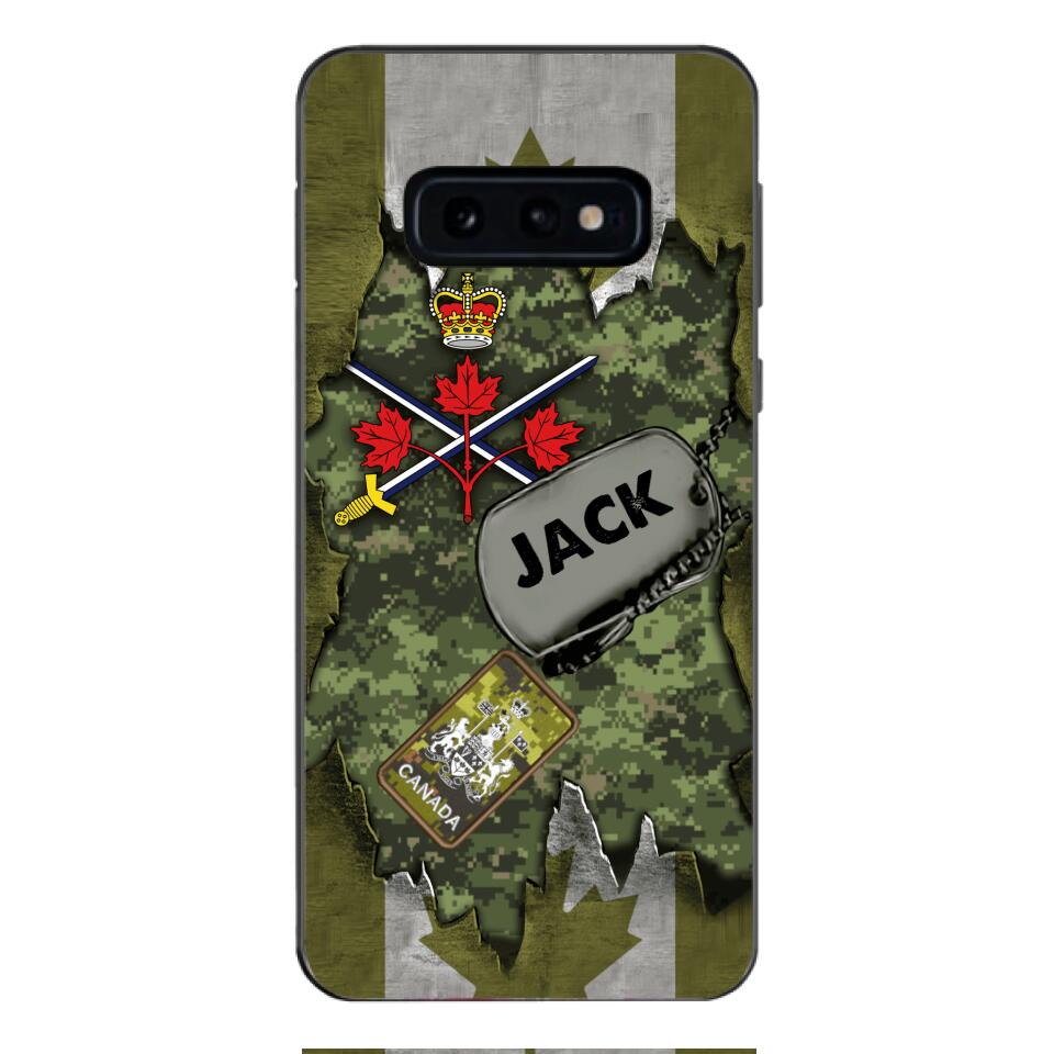 Personalized Canadian Army Camo Phone Case Printed T3Q 0404