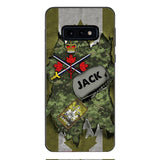 Personalized Canadian Army Camo Phone Case Printed T3Q 0404