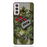 Personalized Canadian Army Camo Phone Case Printed T3Q 0404