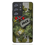 Personalized Canadian Army Camo Phone Case Printed T3Q 0404