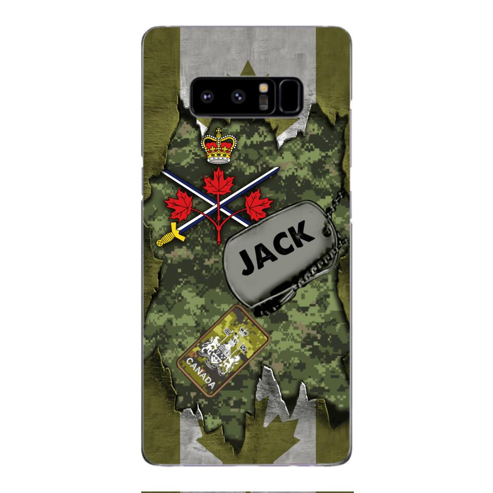 Personalized Canadian Army Camo Phone Case Printed T3Q 0404