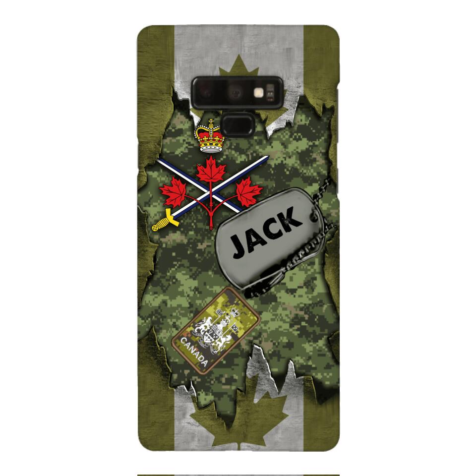 Personalized Canadian Army Camo Phone Case Printed T3Q 0404