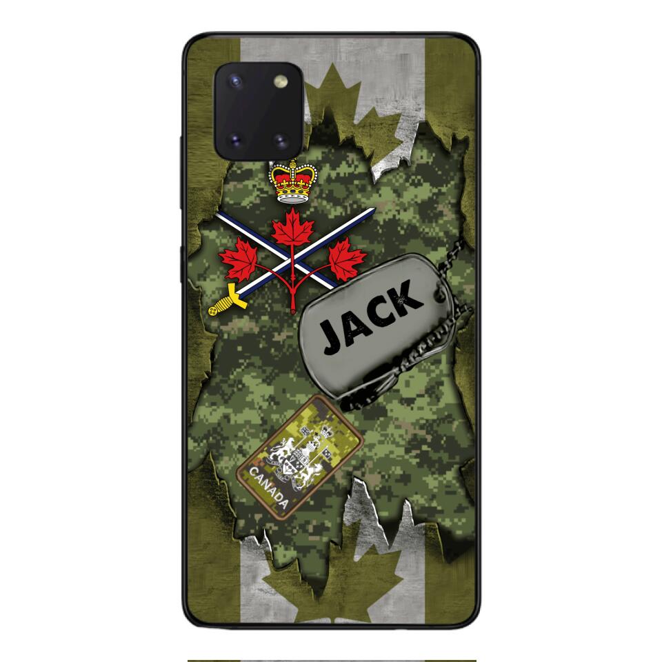 Personalized Canadian Army Camo Phone Case Printed T3Q 0404