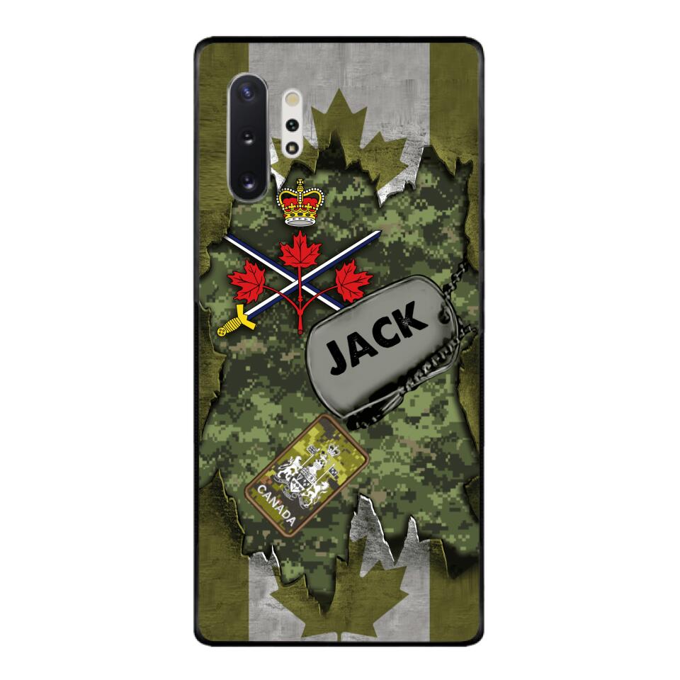Personalized Canadian Army Camo Phone Case Printed T3Q 0404