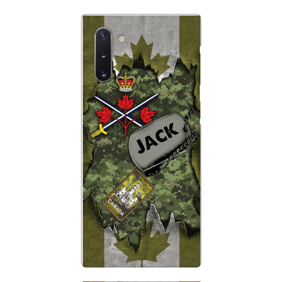 Personalized Canadian Army Camo Phone Case Printed T3Q 0404