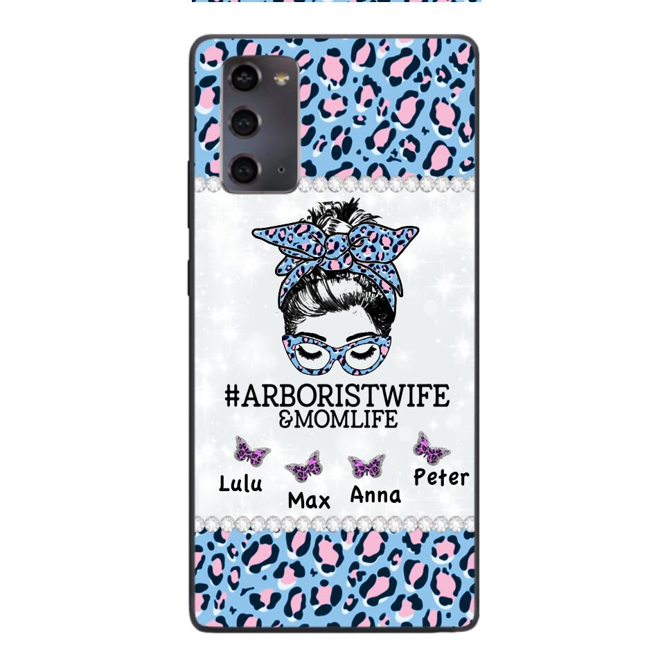 Personalized Arboristwife & Momlife Phone Case Printed 22APR-HC01