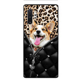 PERSONALIZED DOG LOVER LEOPARD PHONECASE QTTN0504