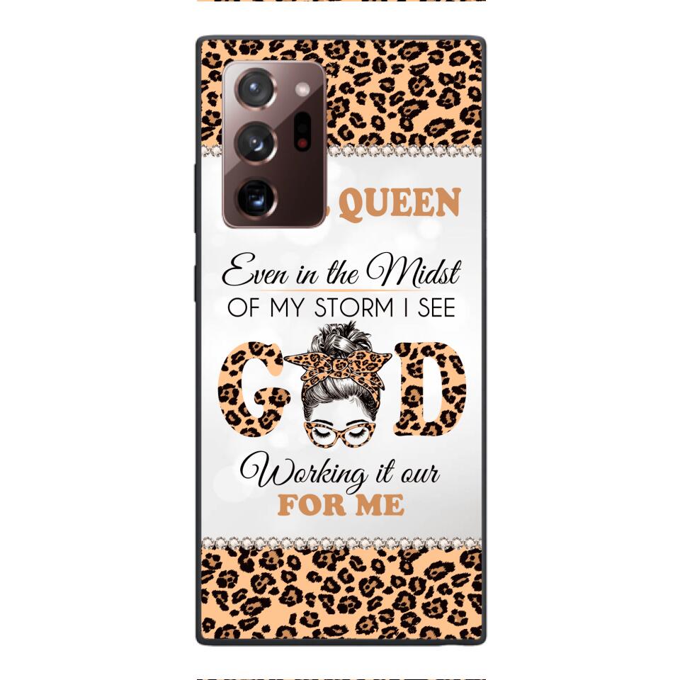 PERSONALIZED MONTH GIRL LEOPARD PHONECASE 3T 0504