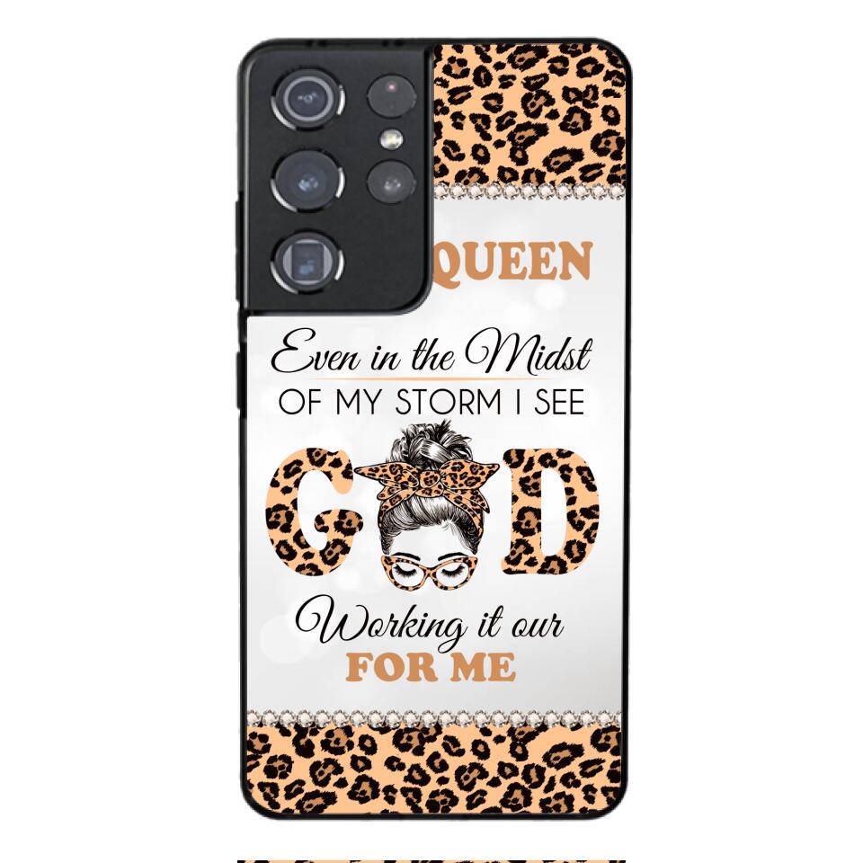PERSONALIZED MONTH GIRL LEOPARD PHONECASE 3T 0504