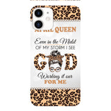 PERSONALIZED MONTH GIRL LEOPARD PHONECASE 3T 0504
