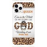 PERSONALIZED MONTH GIRL LEOPARD PHONECASE 3T 0504