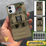 Personalized Belgian Soldier Phone Case Printed 22APR-DT05
