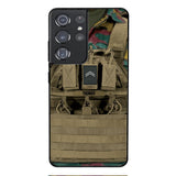 Personalized Belgian Soldier Phone Case Printed 22APR-DT05