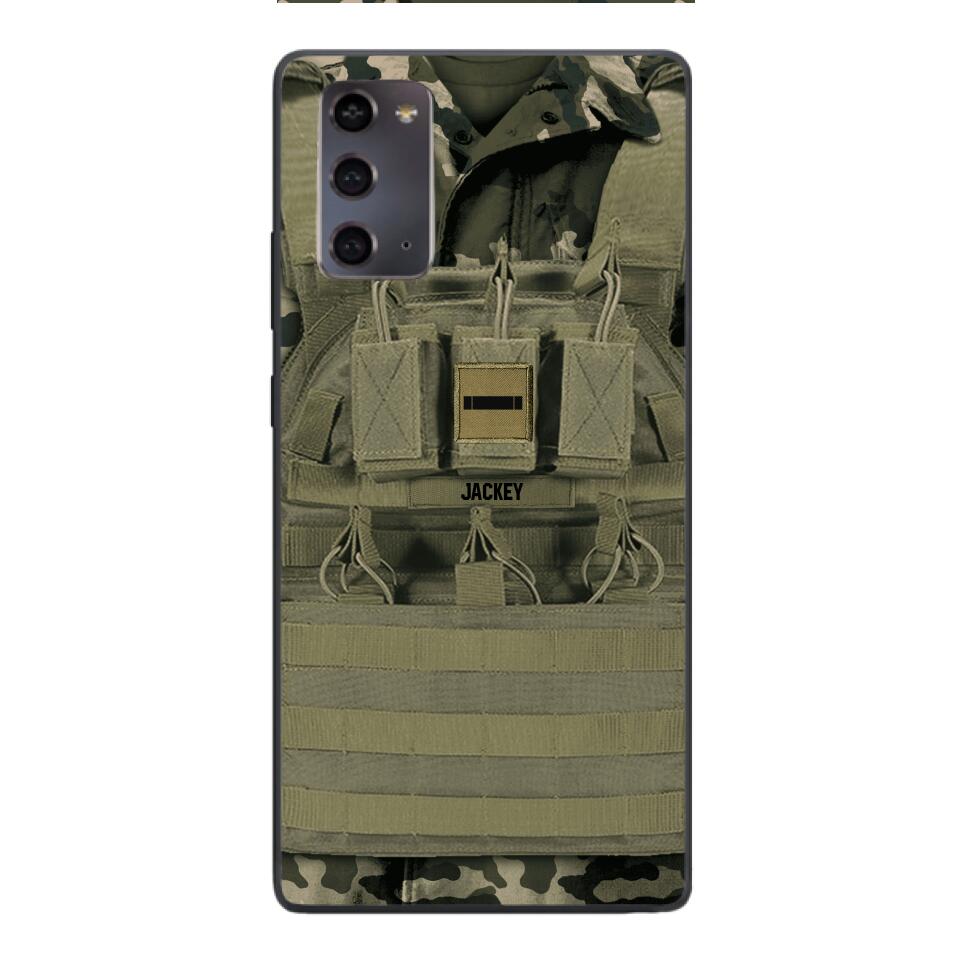Personalized French Soldier Phone Case Printed 22APR-DT05