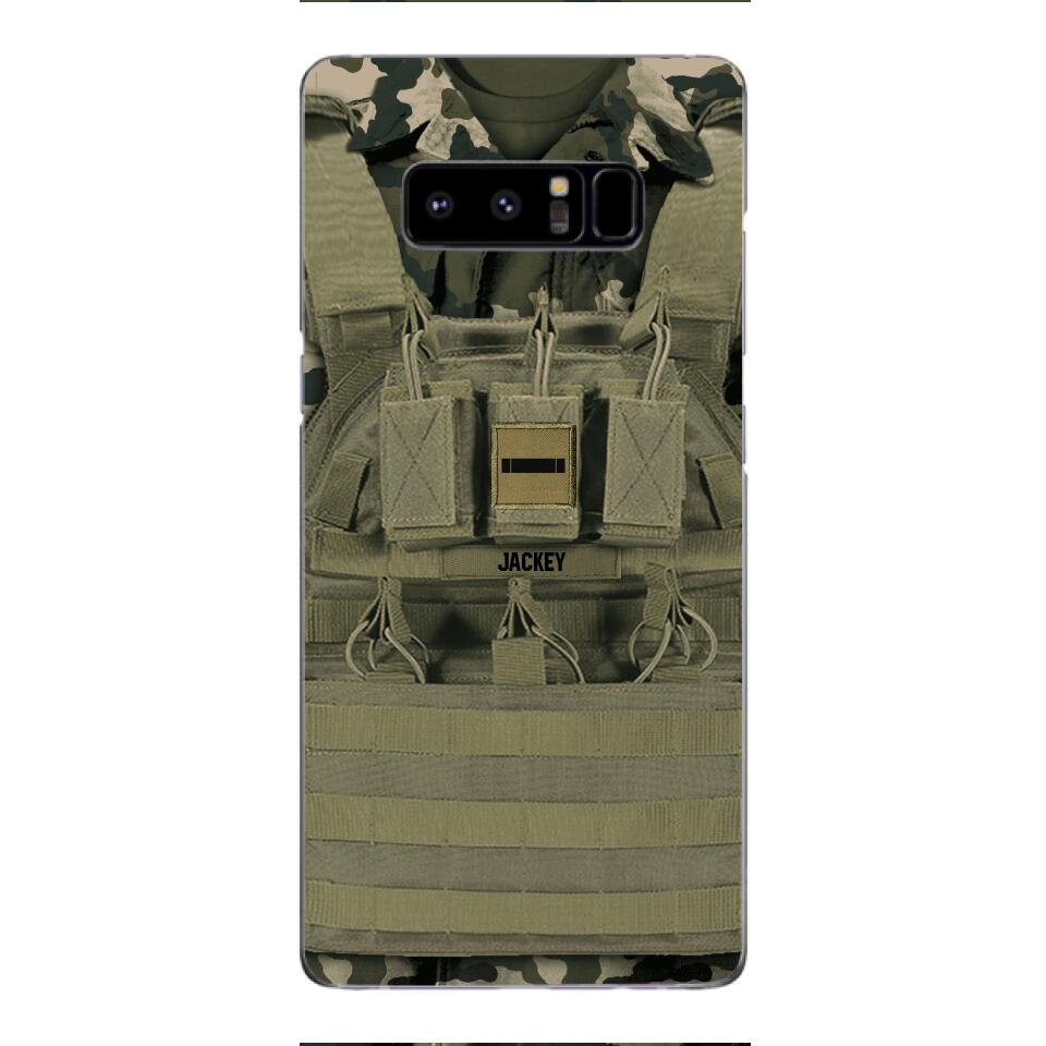 Personalized French Soldier Phone Case Printed 22APR-DT05