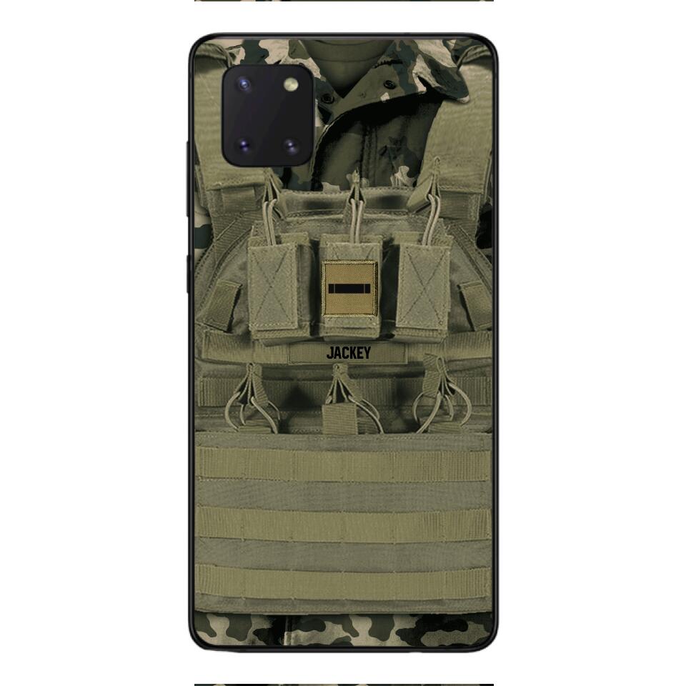 Personalized French Soldier Phone Case Printed 22APR-DT05