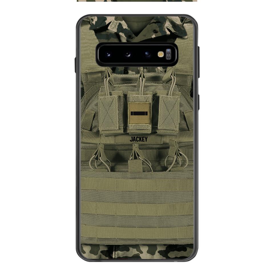 Personalized French Soldier Phone Case Printed 22APR-DT05