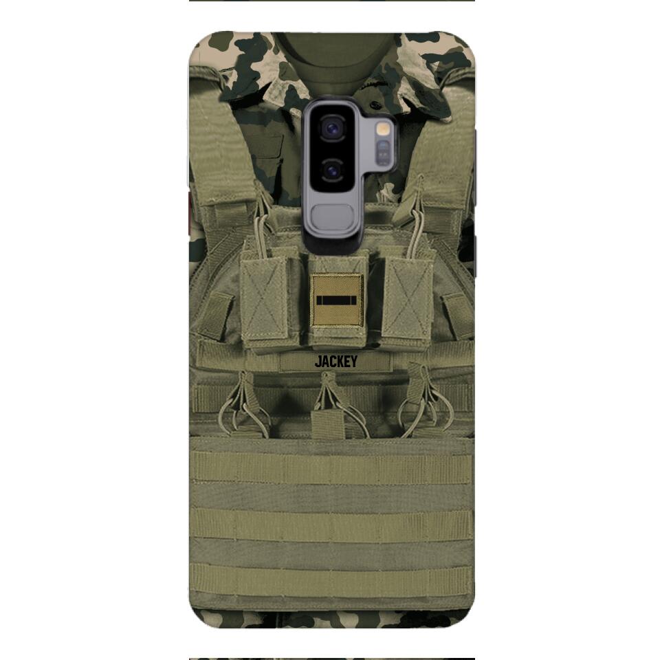 Personalized French Soldier Phone Case Printed 22APR-DT05