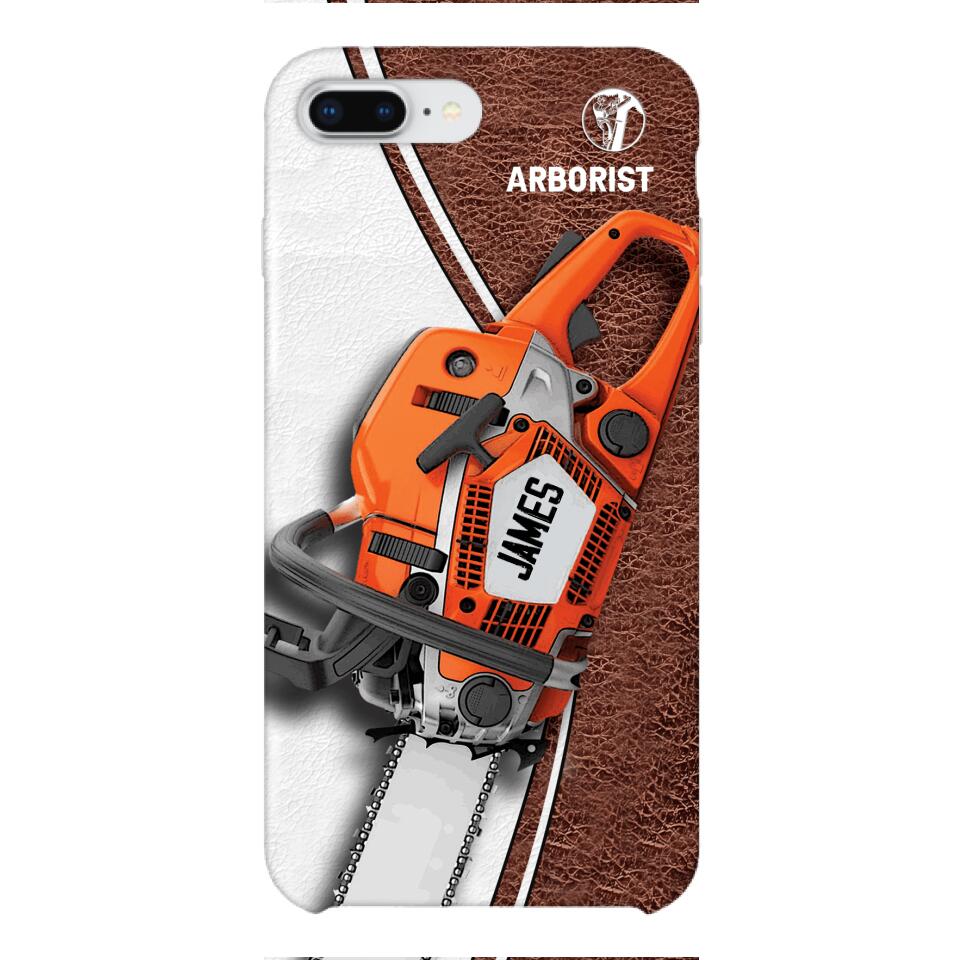 Personalized Arborist Phonecase Printed 22APR-LN05