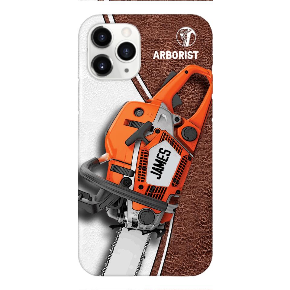 Personalized Arborist Phonecase Printed 22APR-LN05
