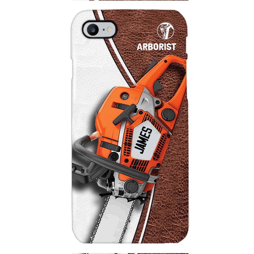 Personalized Arborist Phonecase Printed 22APR-LN05
