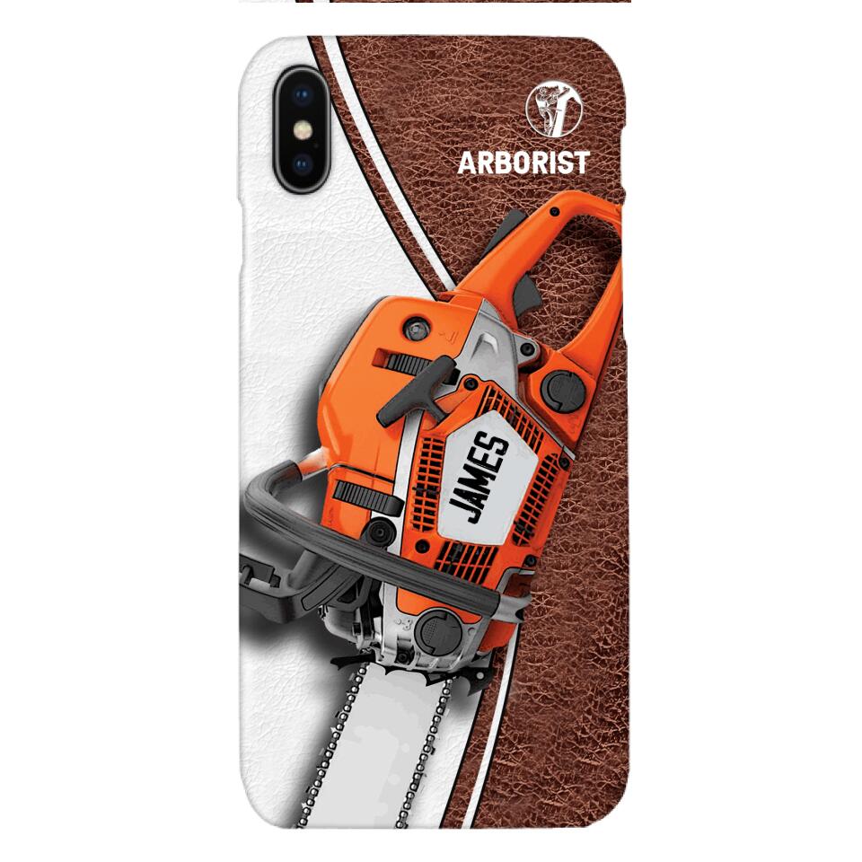 Personalized Arborist Phonecase Printed 22APR-LN05