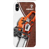 Personalized Arborist Phonecase Printed 22APR-LN05