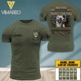 PERSONALIZED CANADIAN SOLIDER ARMY WITH RANK JESUS CHRIST TSHIRT PRINTED M3Q 0504