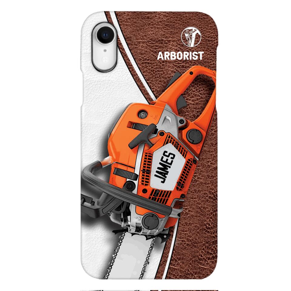 Personalized Arborist Phonecase Printed 22APR-LN05