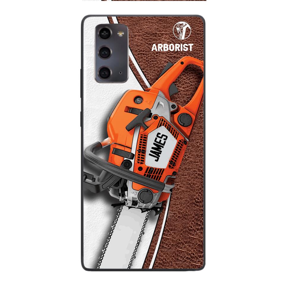 Personalized Arborist Phonecase Printed 22APR-LN05