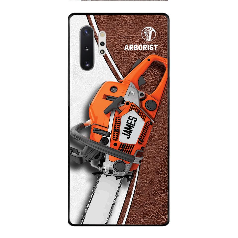 Personalized Arborist Phonecase Printed 22APR-LN05