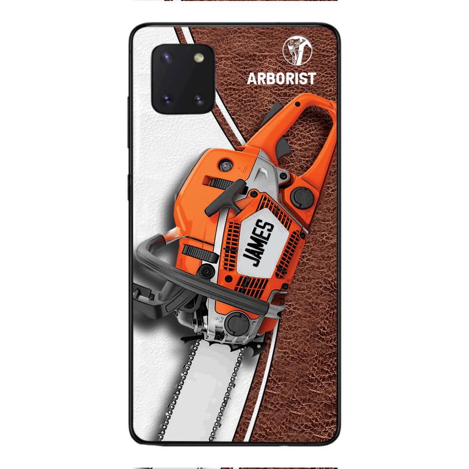 Personalized Arborist Phonecase Printed 22APR-LN05