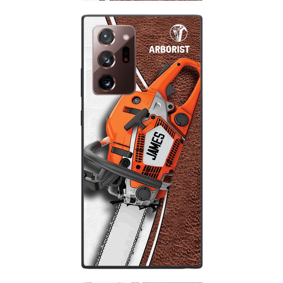 Personalized Arborist Phonecase Printed 22APR-LN05