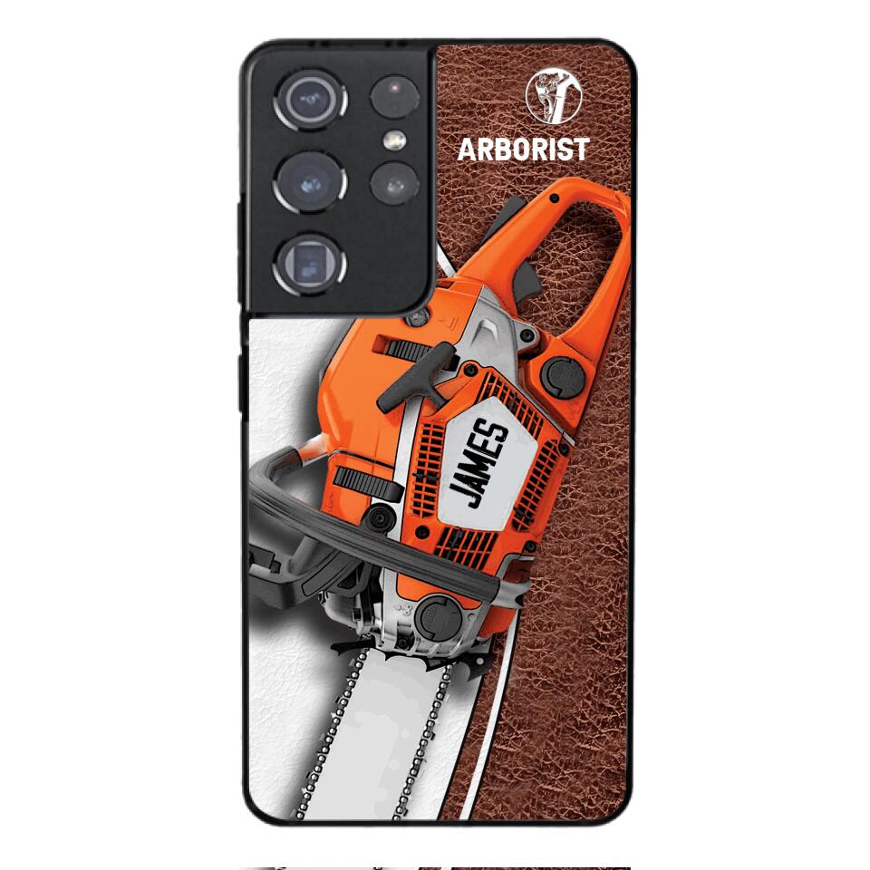 Personalized Arborist Phonecase Printed 22APR-LN05